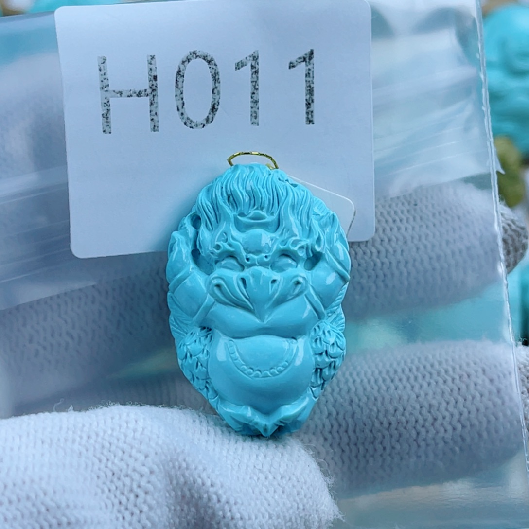 我***年绿松石未镶嵌珠宝奇石