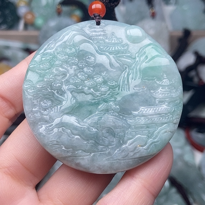 翡翠未镶嵌颈饰翡翠