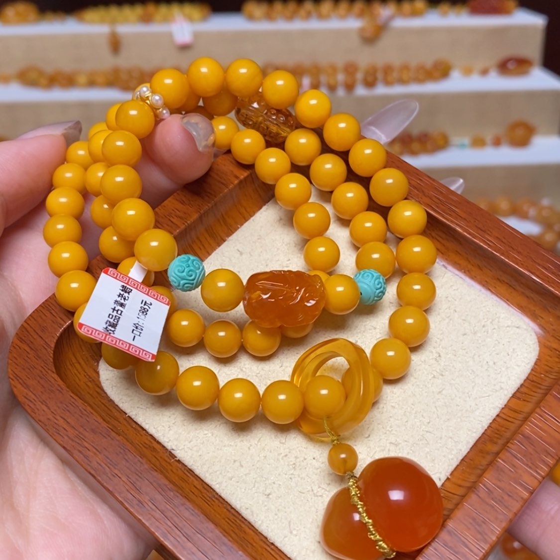 【闪购商品】未镶嵌蜜蜡手链手串
