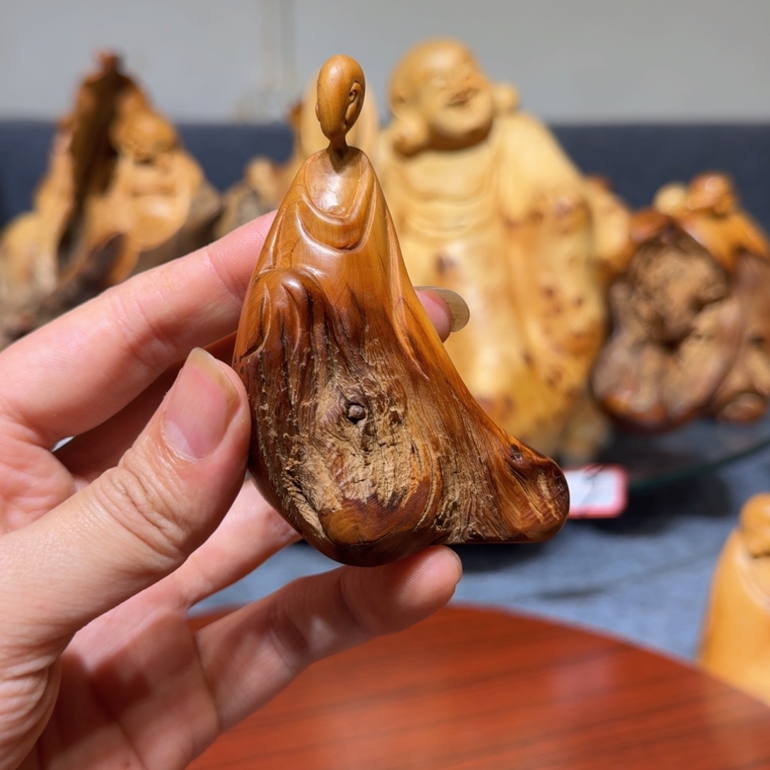 柏木（崖柏）崖柏手把件摆件