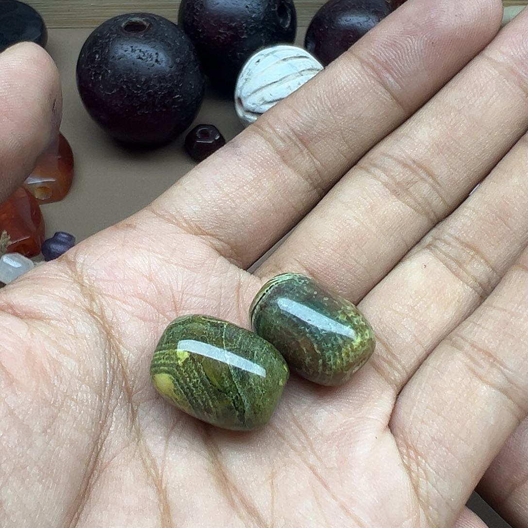 老***人玛瑙/玉髓合金珠宝半成品