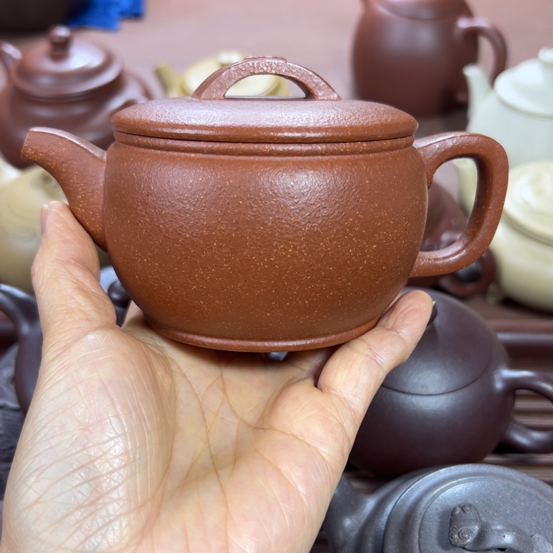 段泥茶壶红降坡 汉瓦 240cc