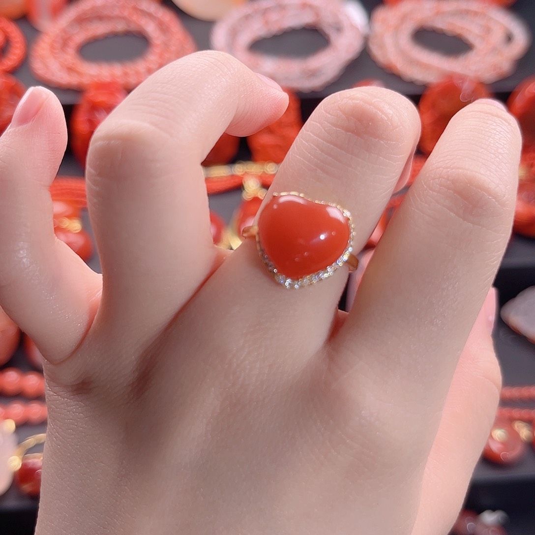 南红玛瑙南红银S925镶嵌