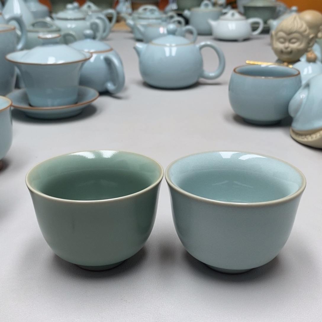 一对铃铛杯带礼盒，