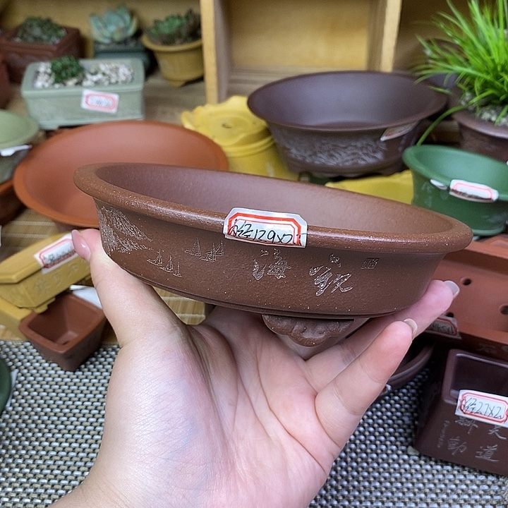 手工艺品琉璃宜兴紫砂精品花盆