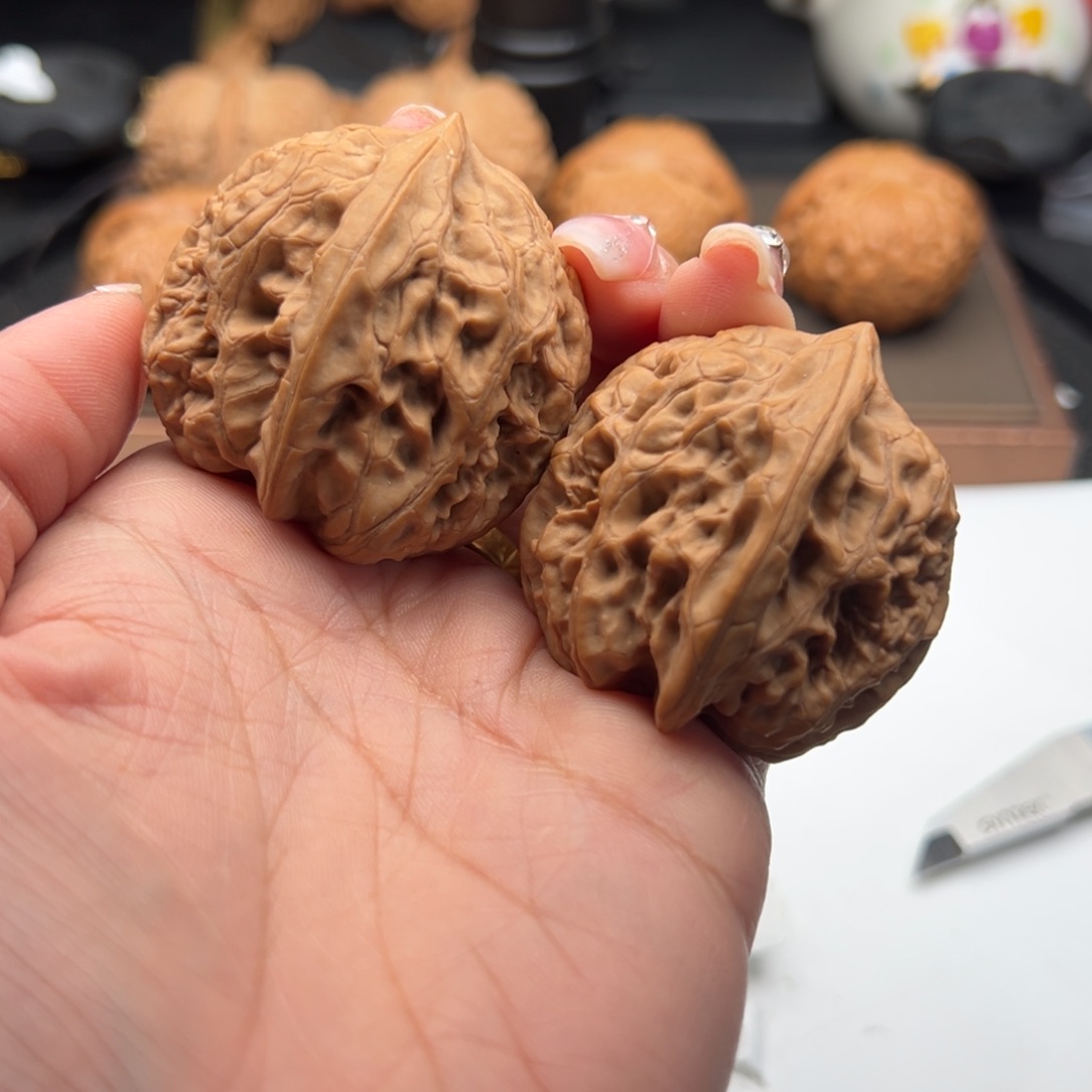 文玩核桃把件火苗