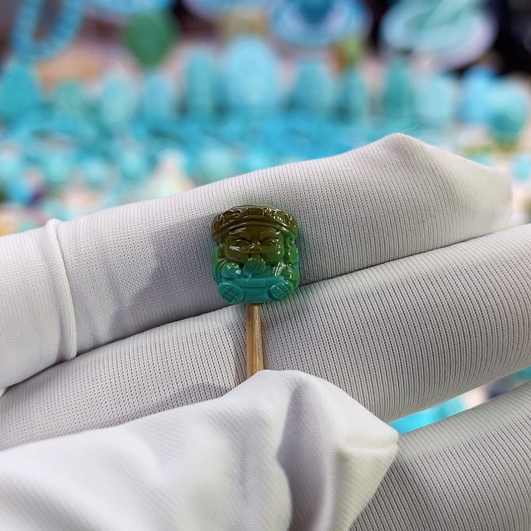 绿松石珠宝奇石未镶嵌