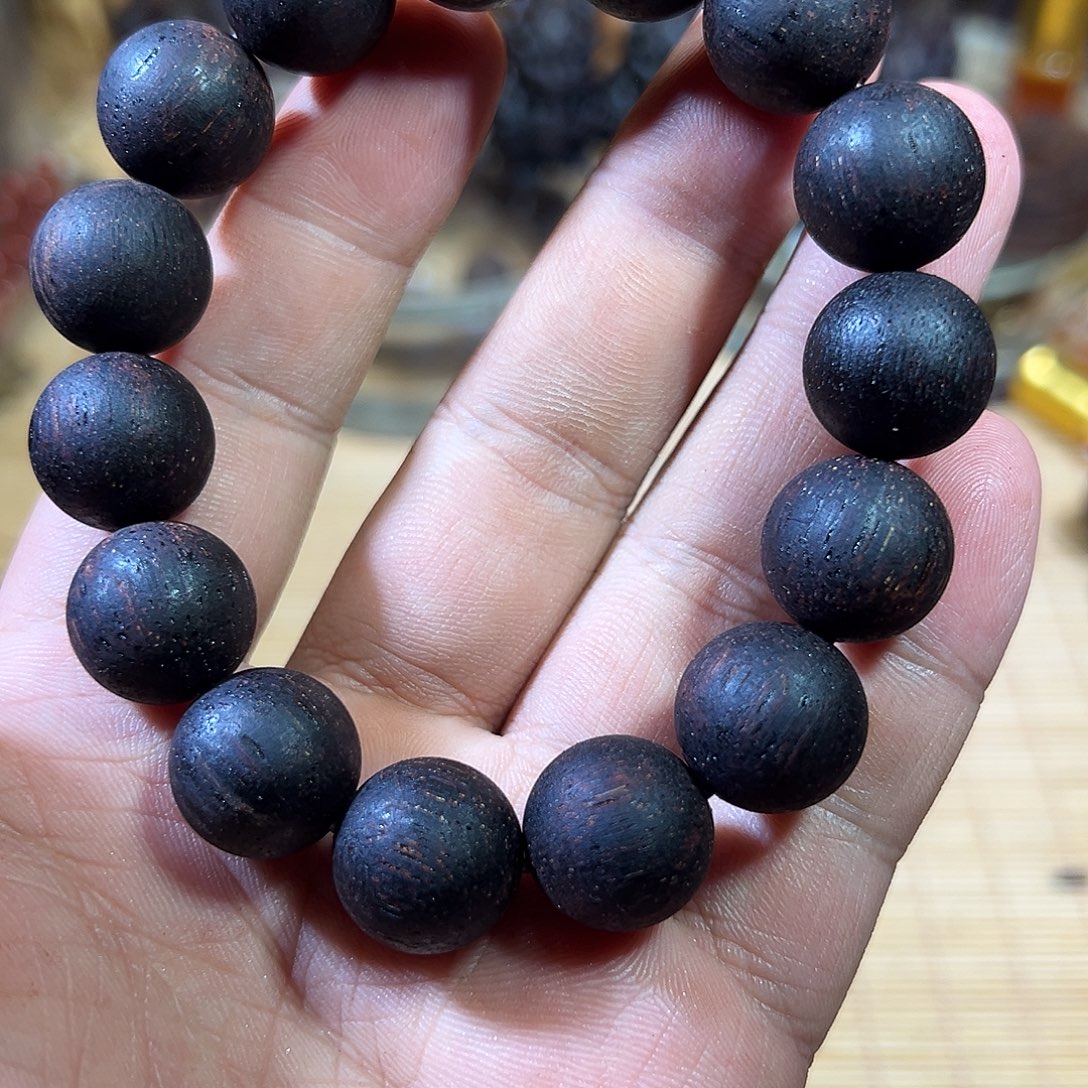 降真香手串/手链1.5金丝蜜结