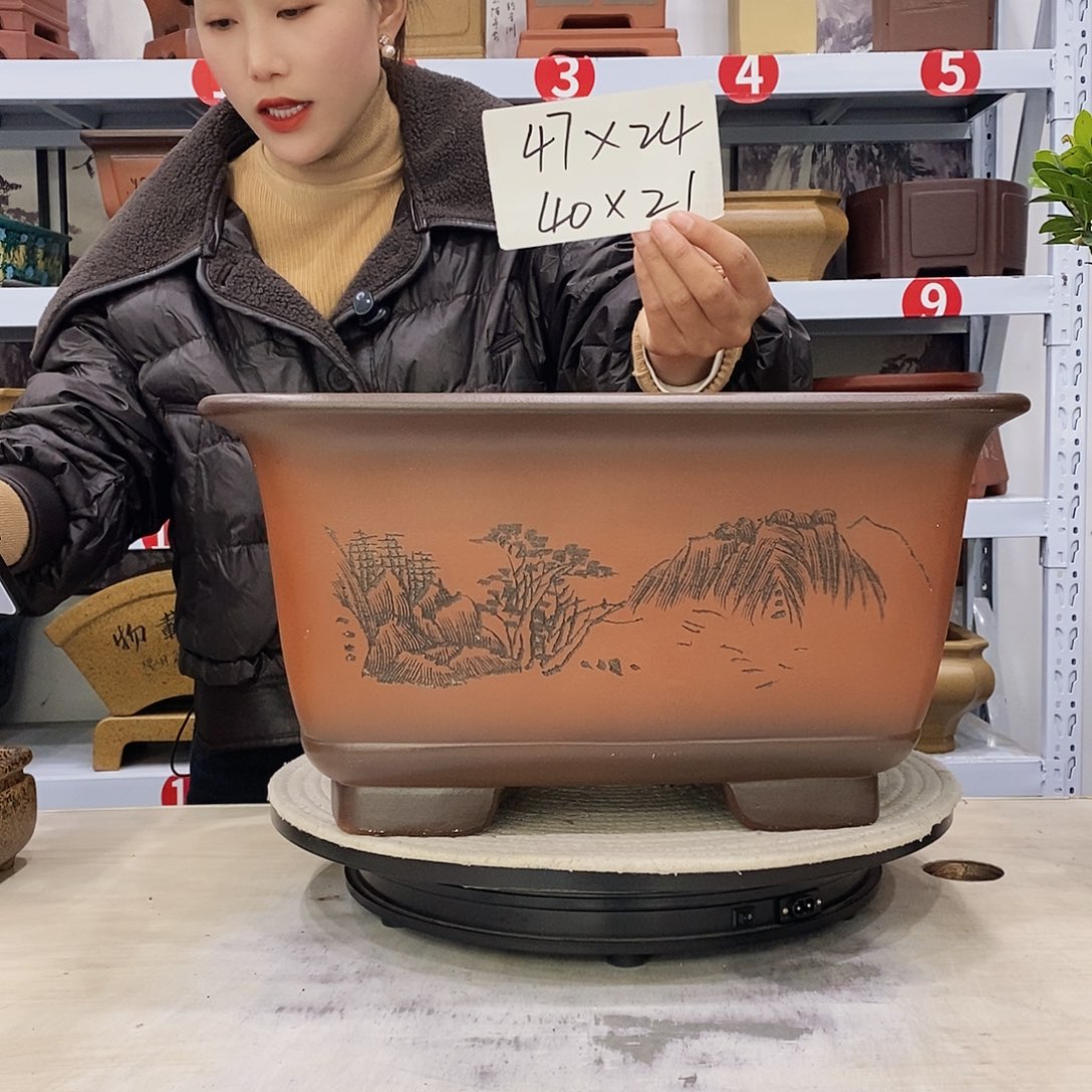 紫砂花盆紫砂花盆