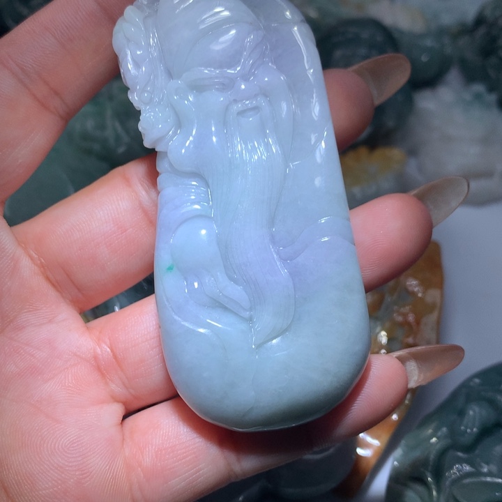 翡翠未镶嵌颈饰保真天然A货翡翠