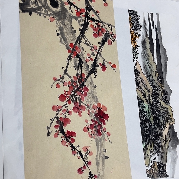 姜奇老师花鸟作品70×25