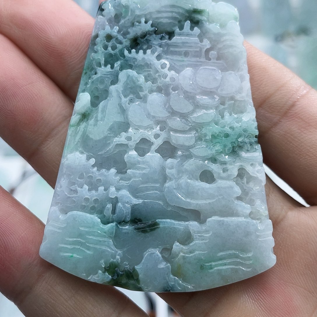 颈饰未镶嵌翡翠翡翠