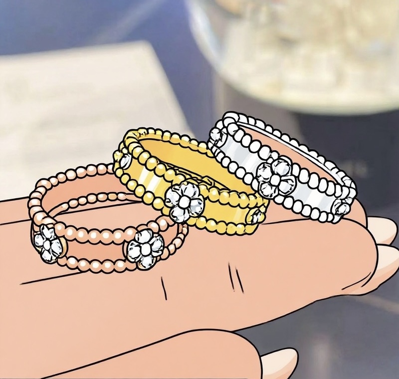 钨金戒指 HY 梵家 万花筒戒指 高定