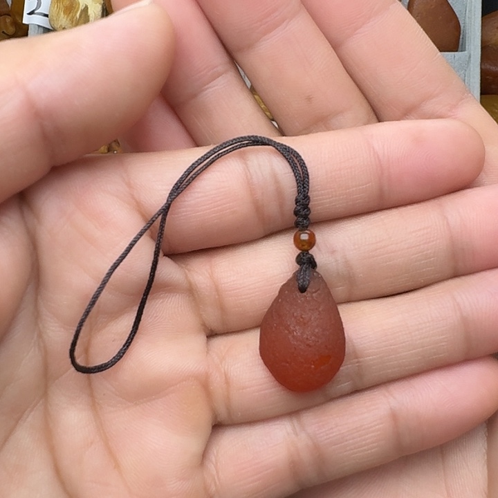 蜜蜡未镶嵌裸石天然蜜蜡手机吊坠