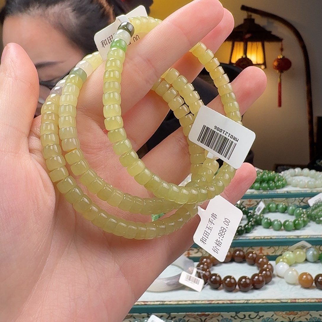 和田玉手串拍一发一多样性发货未镶嵌