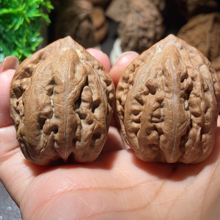 把件文玩核桃东北楸子小雪66