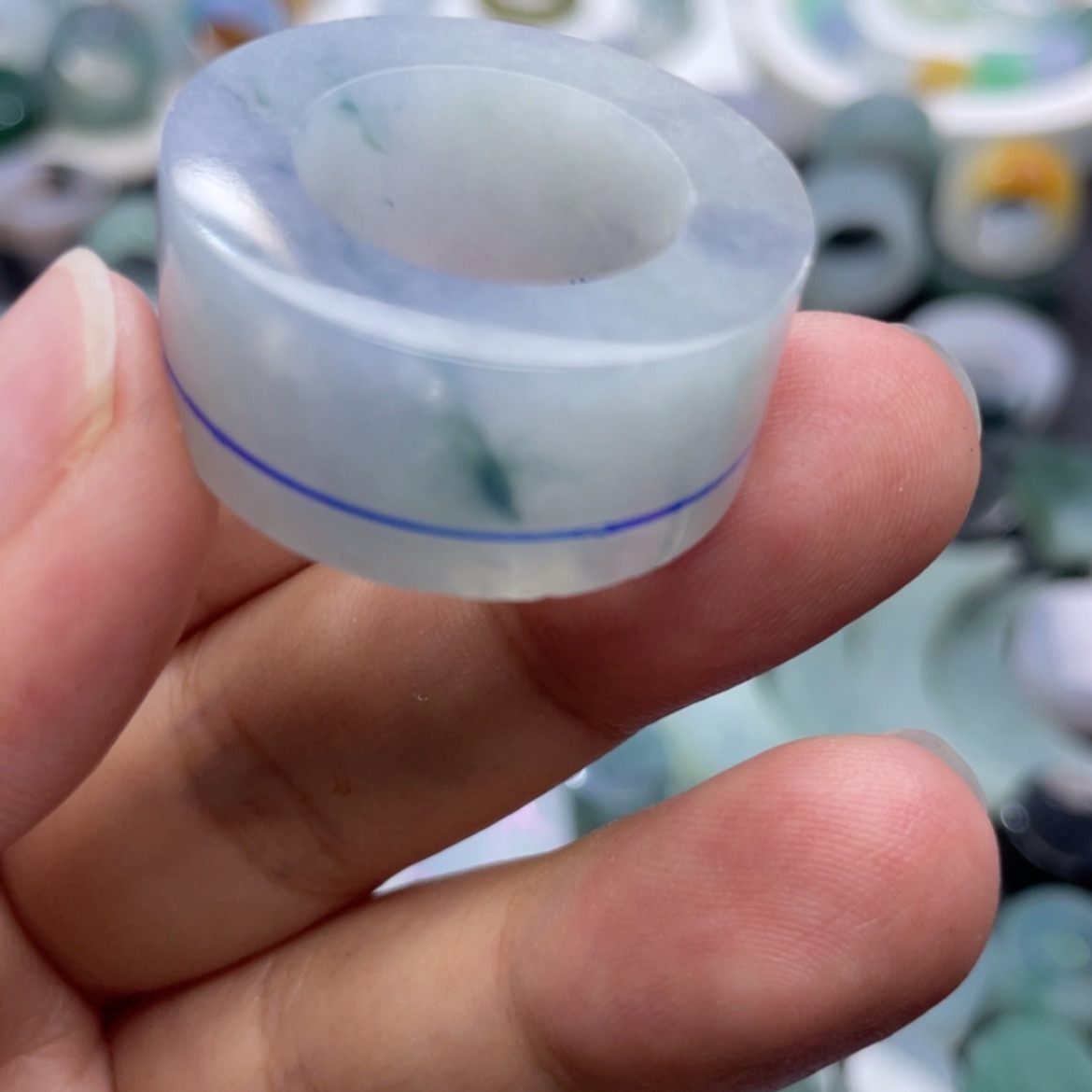 【闪购商品】未镶嵌定制翡翠青**n天然翡翠