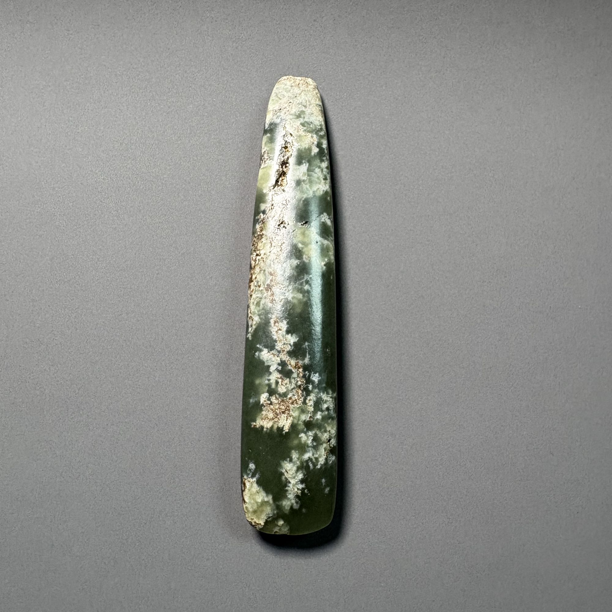 玉斧 包浆浑厚 光气十足 支持复检