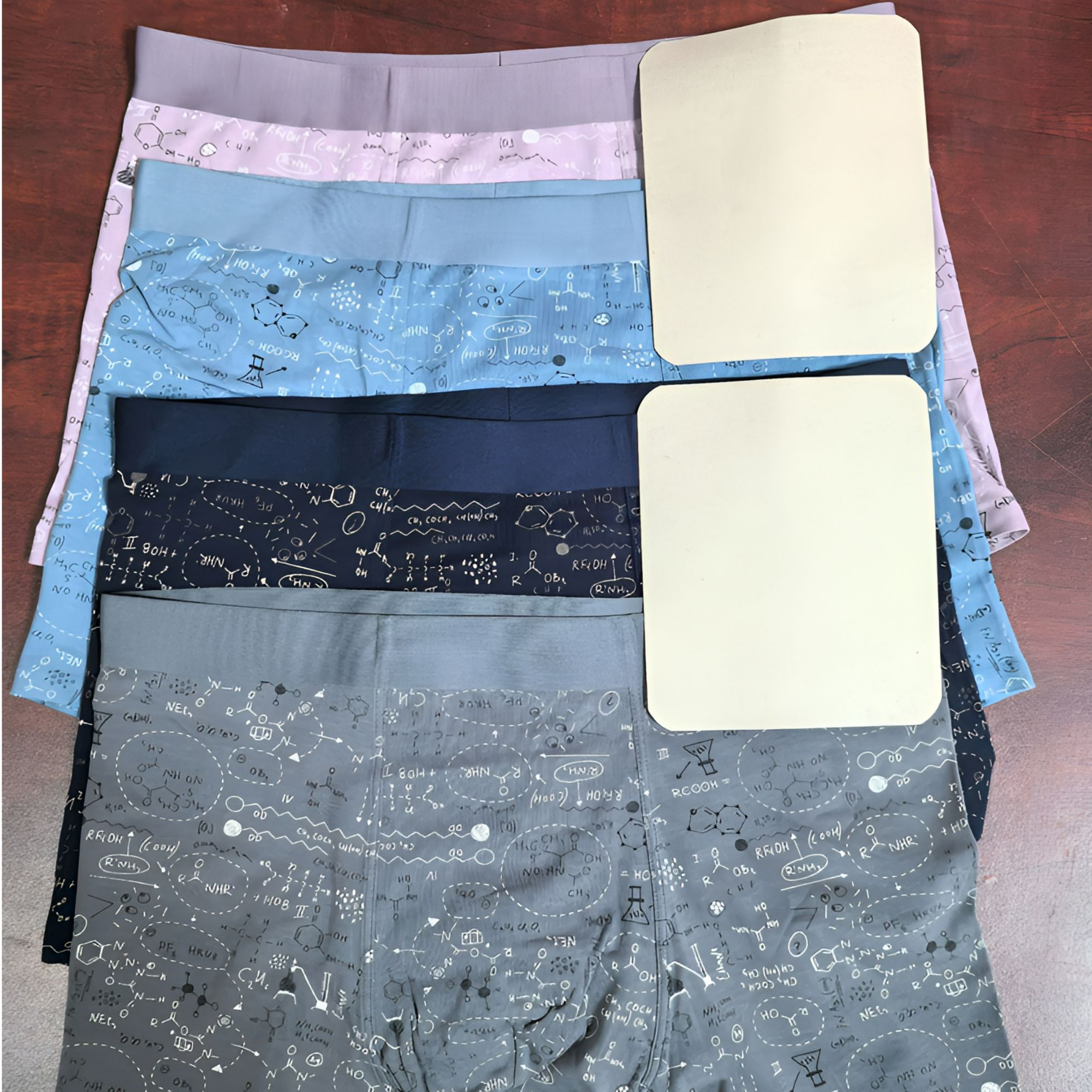 高支无痕印花长绒棉男士内裤#9005（具体以主播直播过款为准）