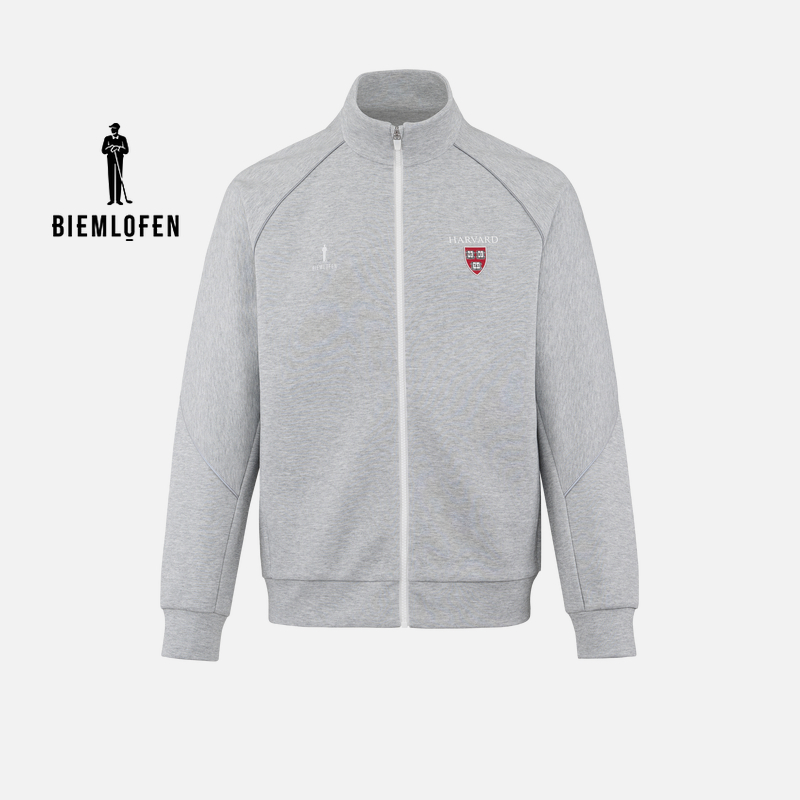 【哈佛联名】比音勒芬高尔夫2026春新品男士立领弹力舒适夹克外套