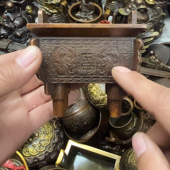 顺顺利利，铜器摆件