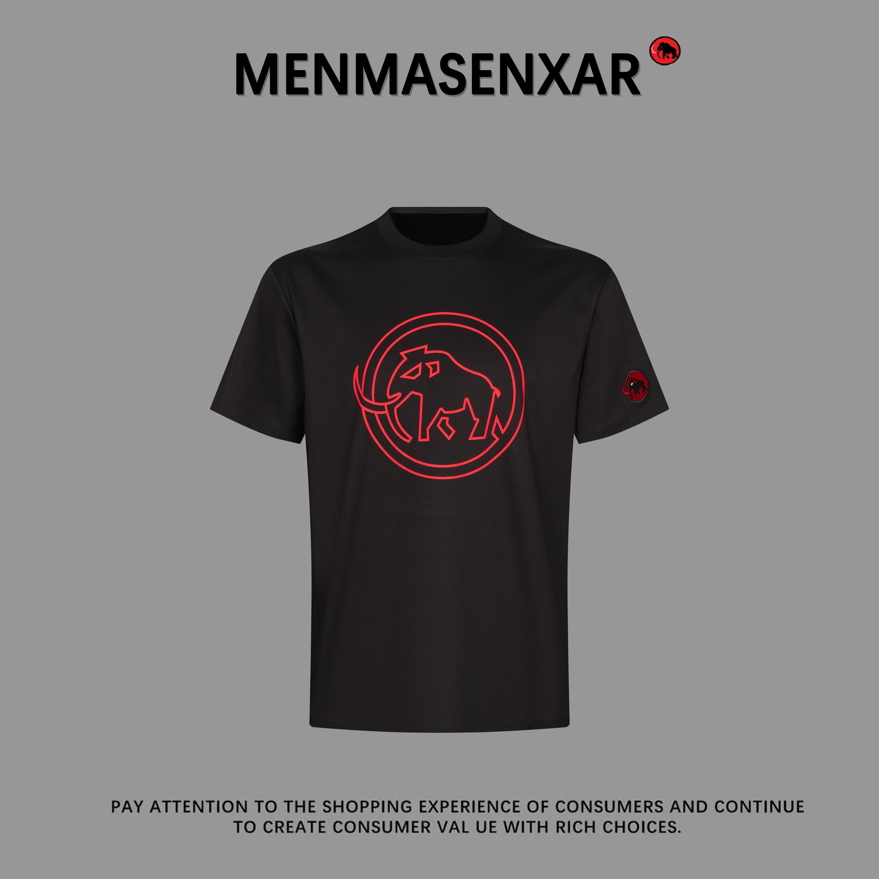 正品MENOMASENXAR/猛犸盛夏25新款夏季短袖T恤男女同款/8002