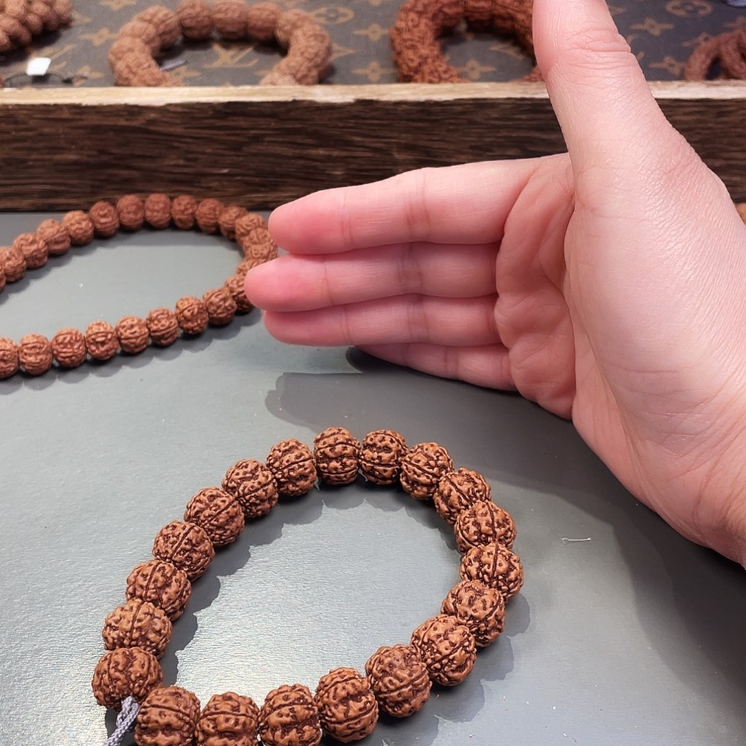 金刚菩提手串红方印14➕单圈