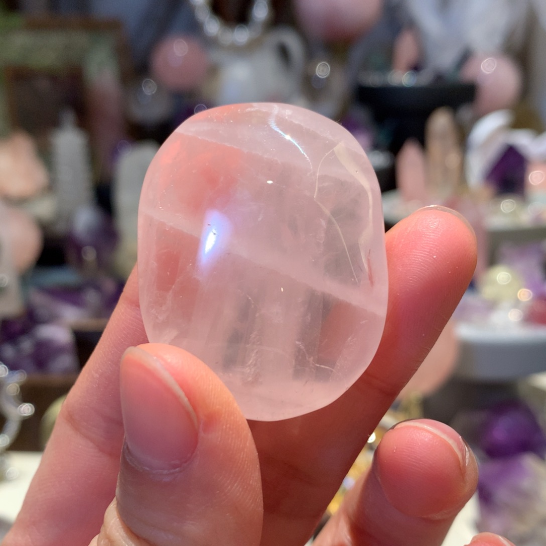 水晶粉水晶未镶嵌粉水晶肥皂