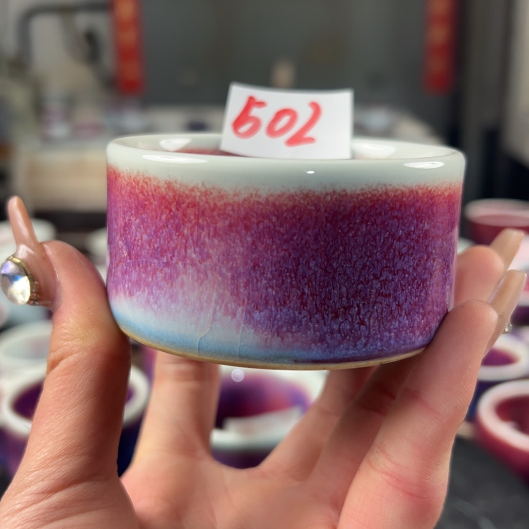 瓷片全品无暇主人杯纯手工