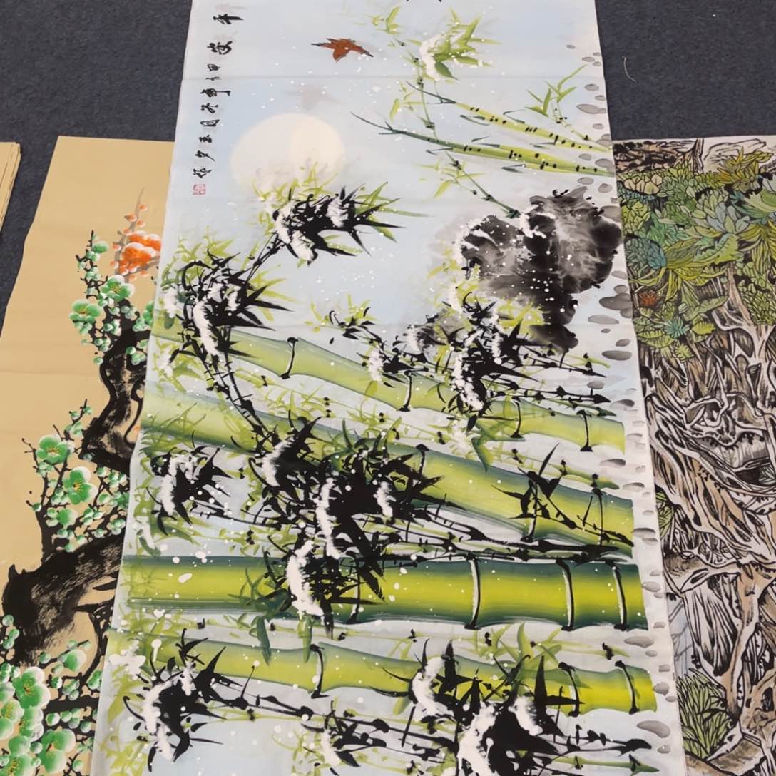 国画处理作品看好再拍哦