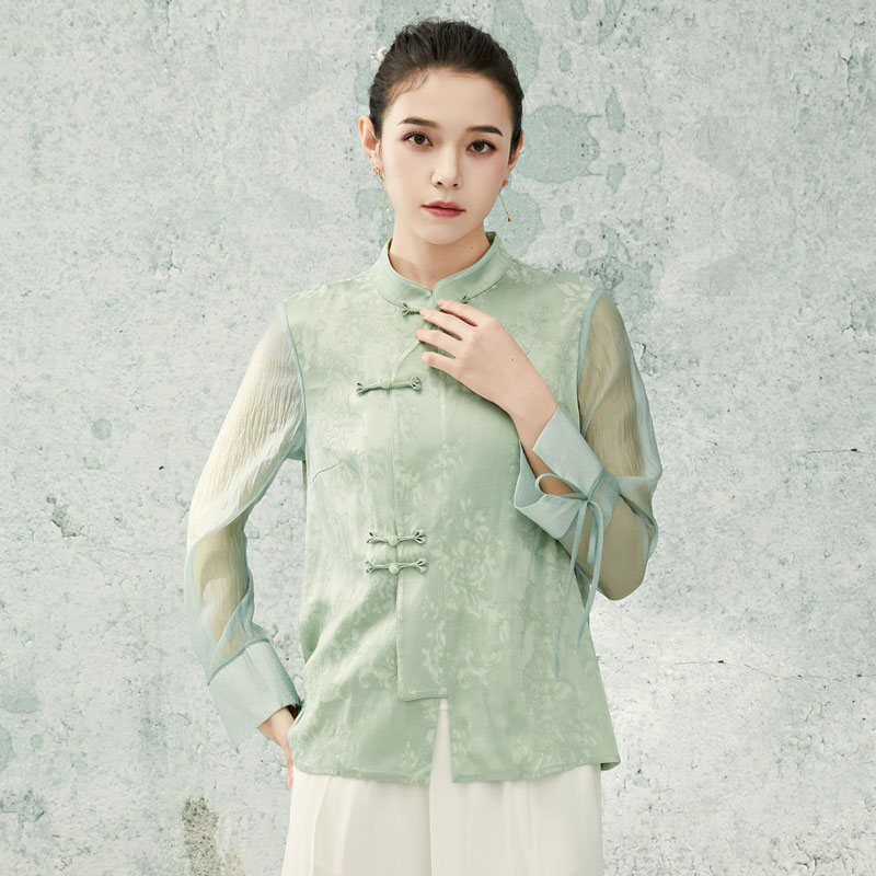 [行止]花木寻2025夏季新款短外套新中式日常中国风春夏00CXS198