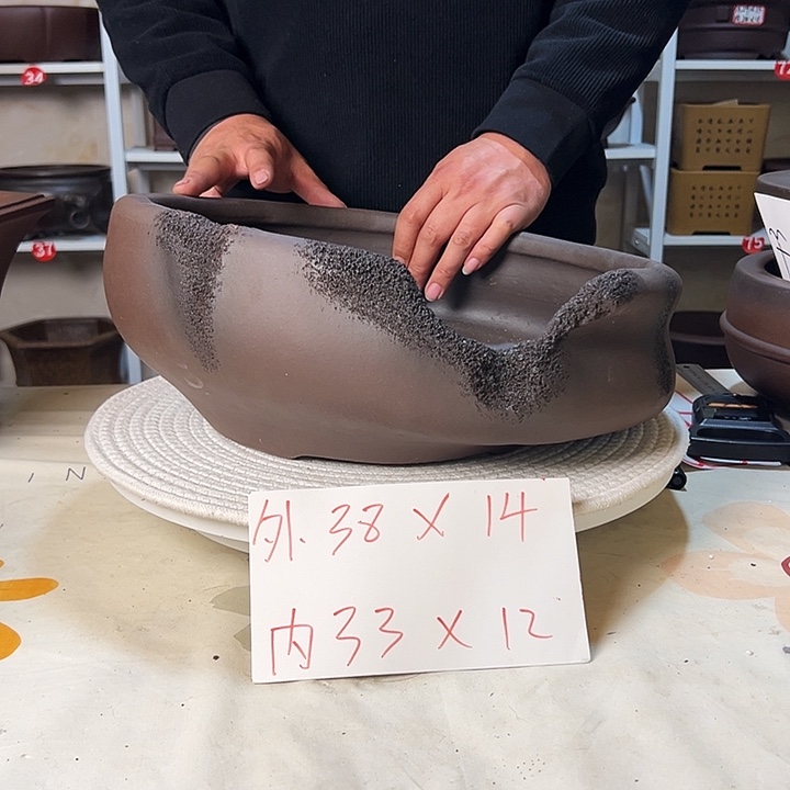 紫砂紫砂花盆呵呵