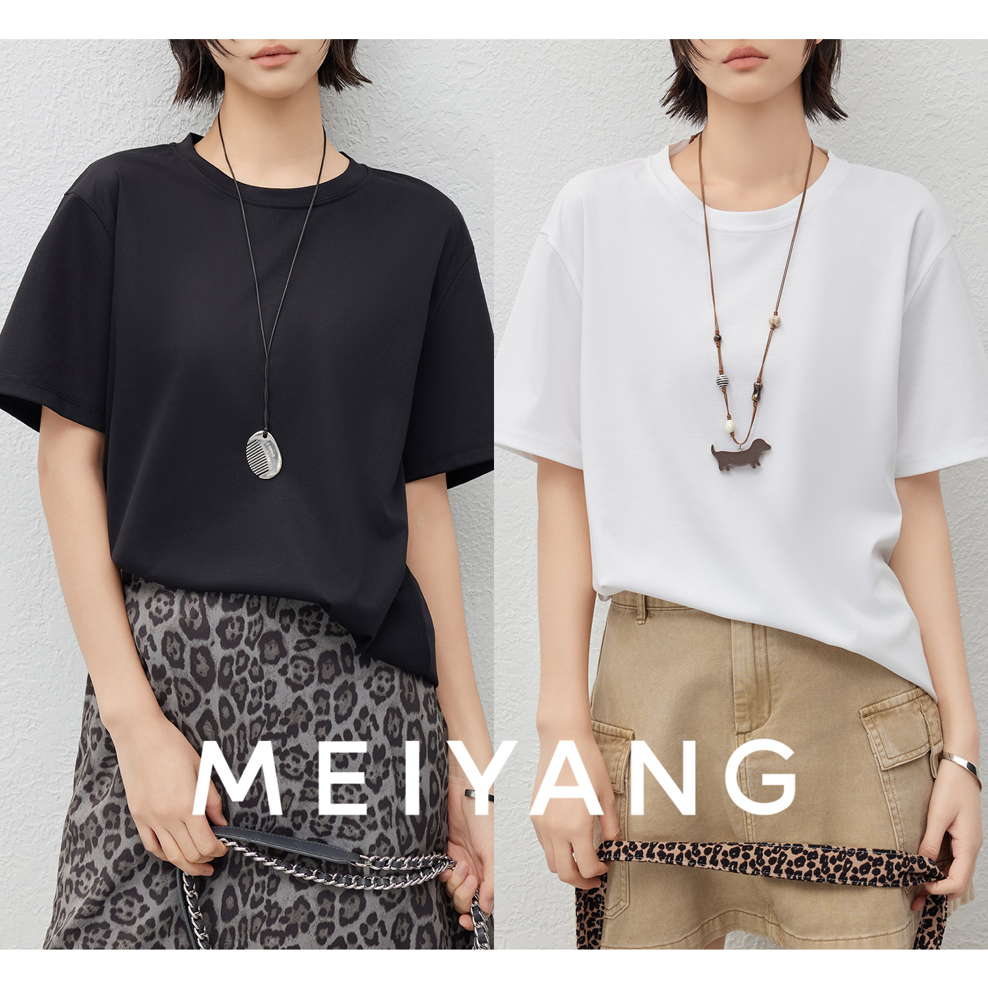 美洋MEIYANG 清净T恤 匹马棉|凉感免烫易去污抗静电短袖-周二