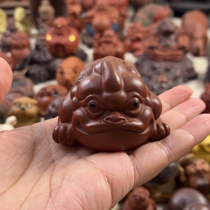 紫砂茶宠紫砂金蟾