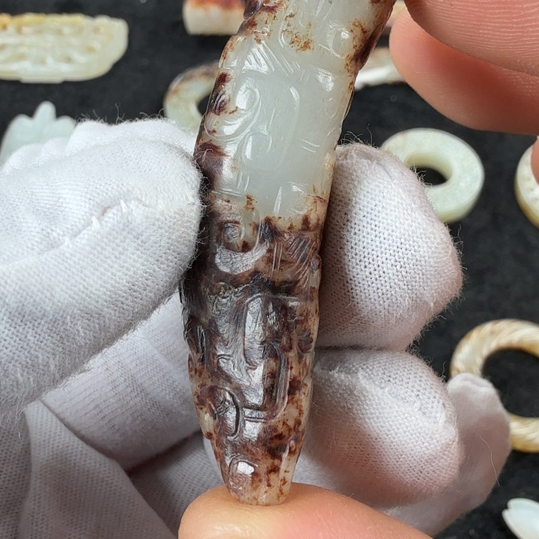 颈饰未镶嵌和田玉（糖玉）j***j