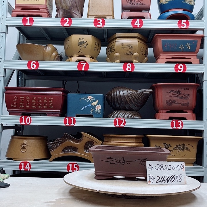 紫砂花盆紫砂花盆