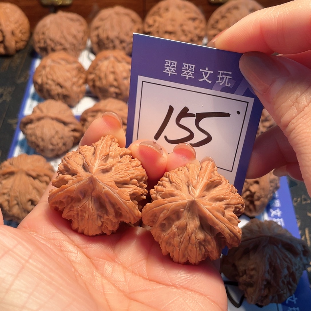 把件桃核155号全品文山三棱3.8