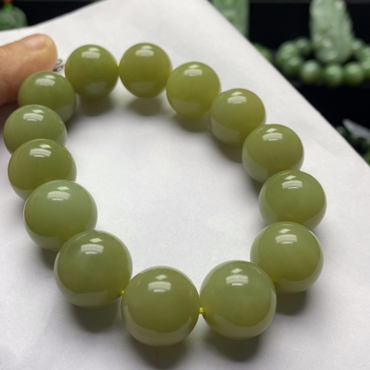 和田玉手串未镶嵌