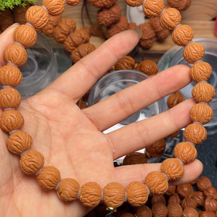 桃核手串龙纹桃核16