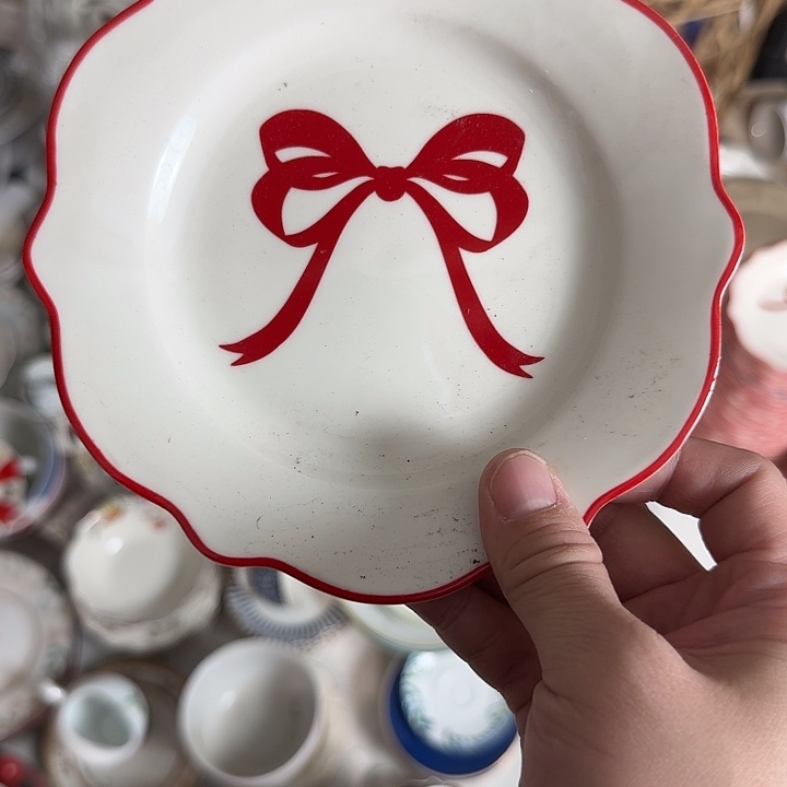 芝***糊瓷骨碟5个20米喜欢的拍