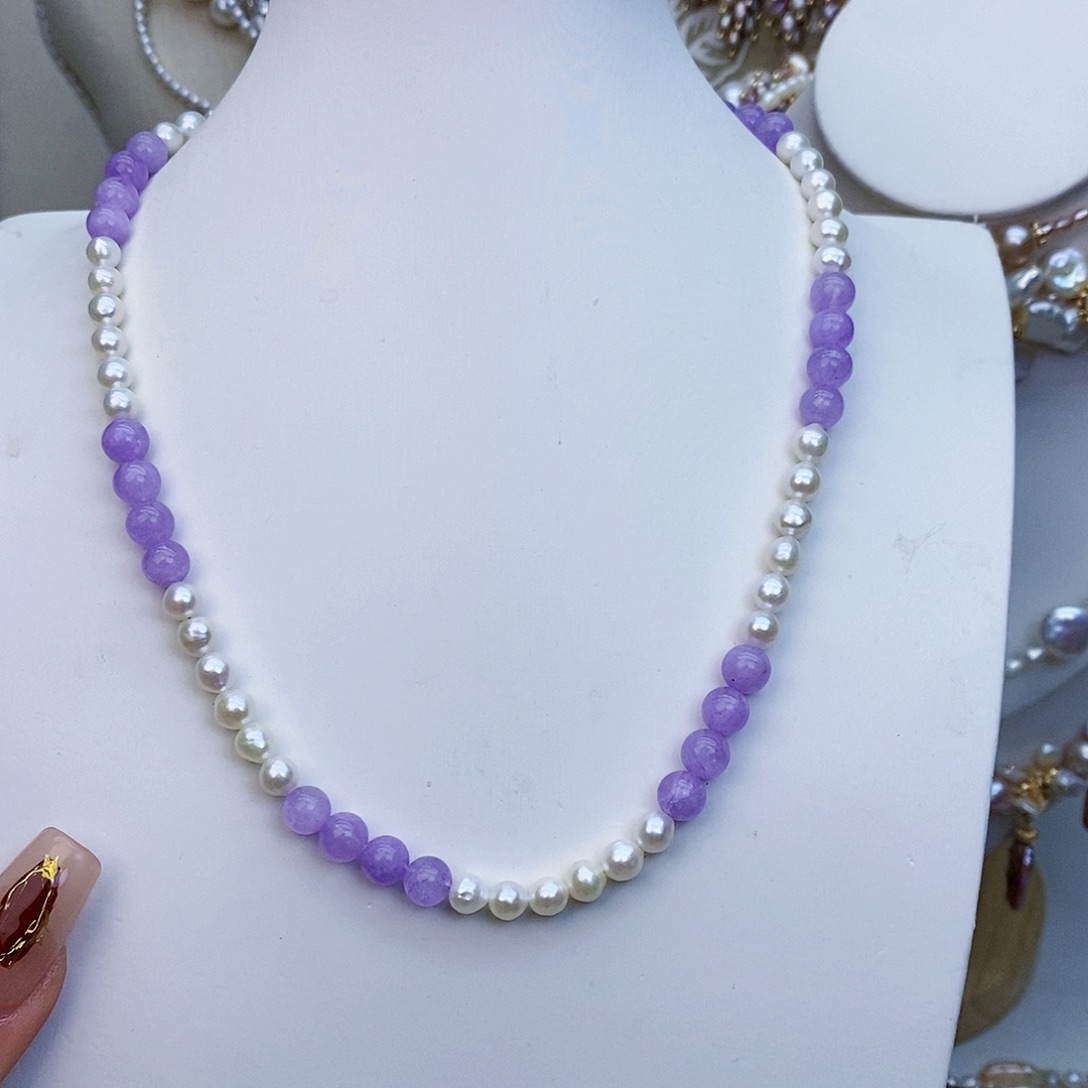 淡水珍珠颈饰未镶嵌