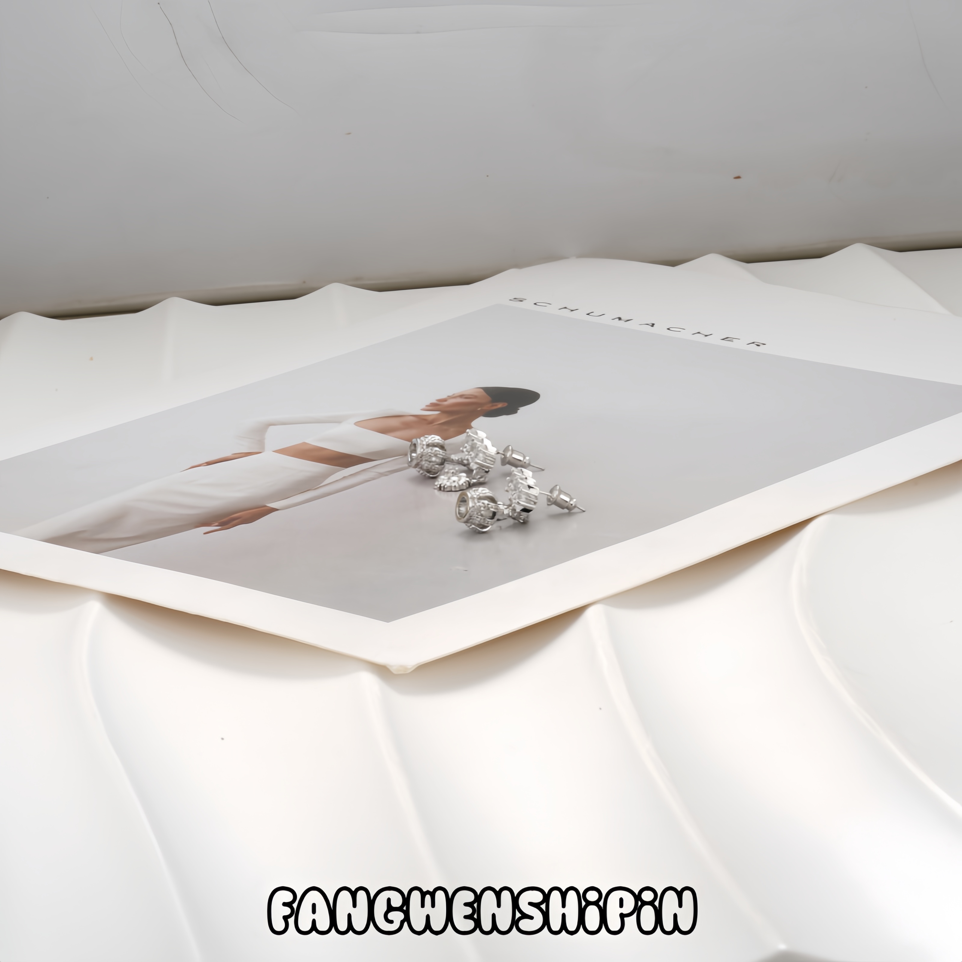 铜合金锆石耳饰 耳环1159