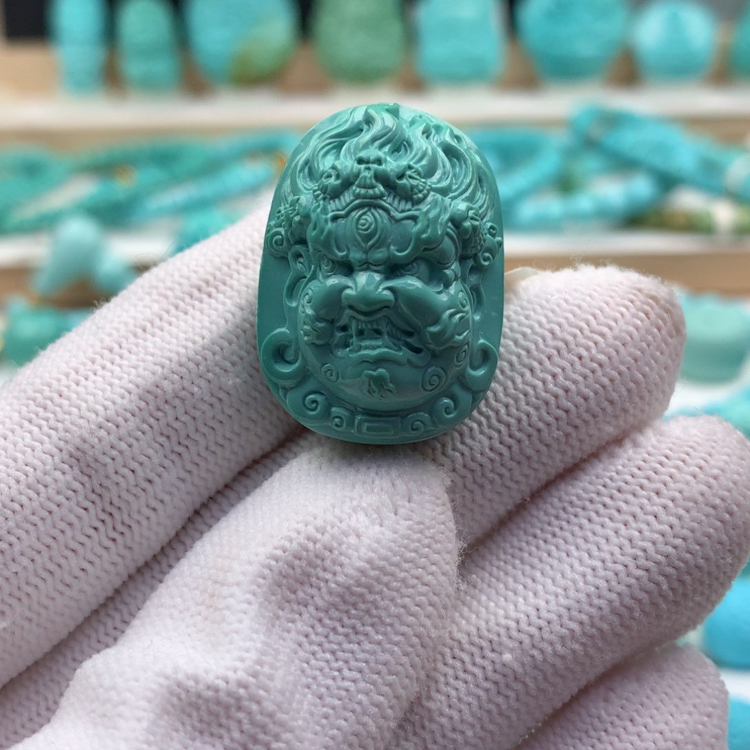 绿松石珠宝奇石未镶嵌