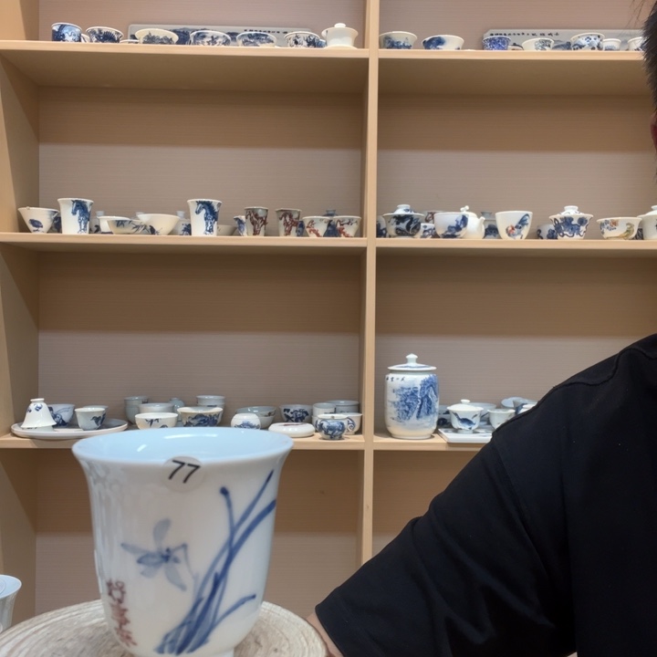 杯景德镇手绘陶瓷