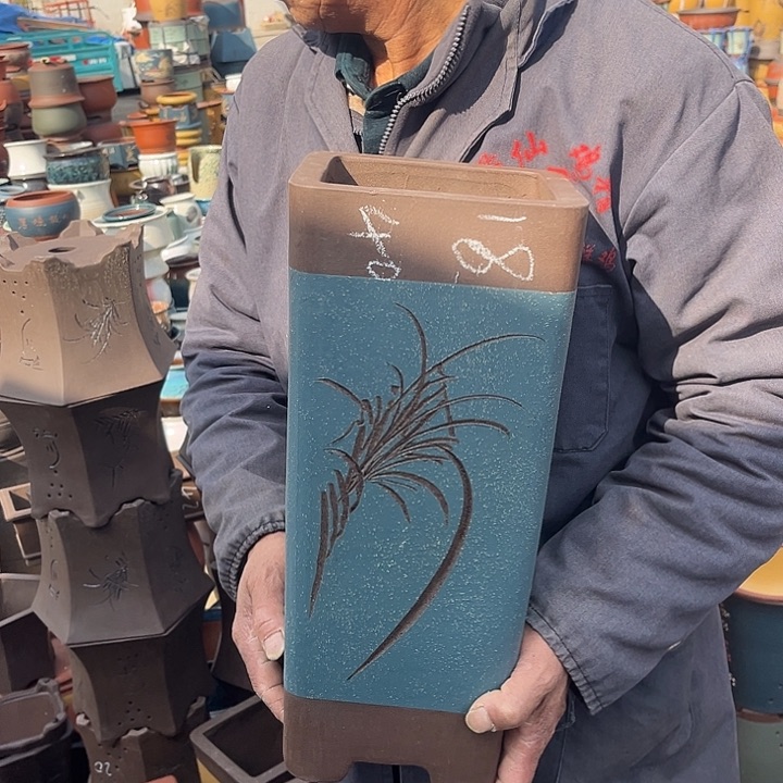 紫砂紫砂花盆是指利用