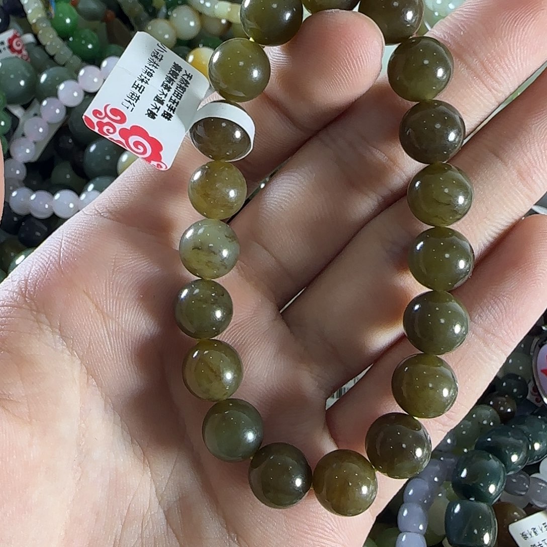 和田玉手链未镶嵌106