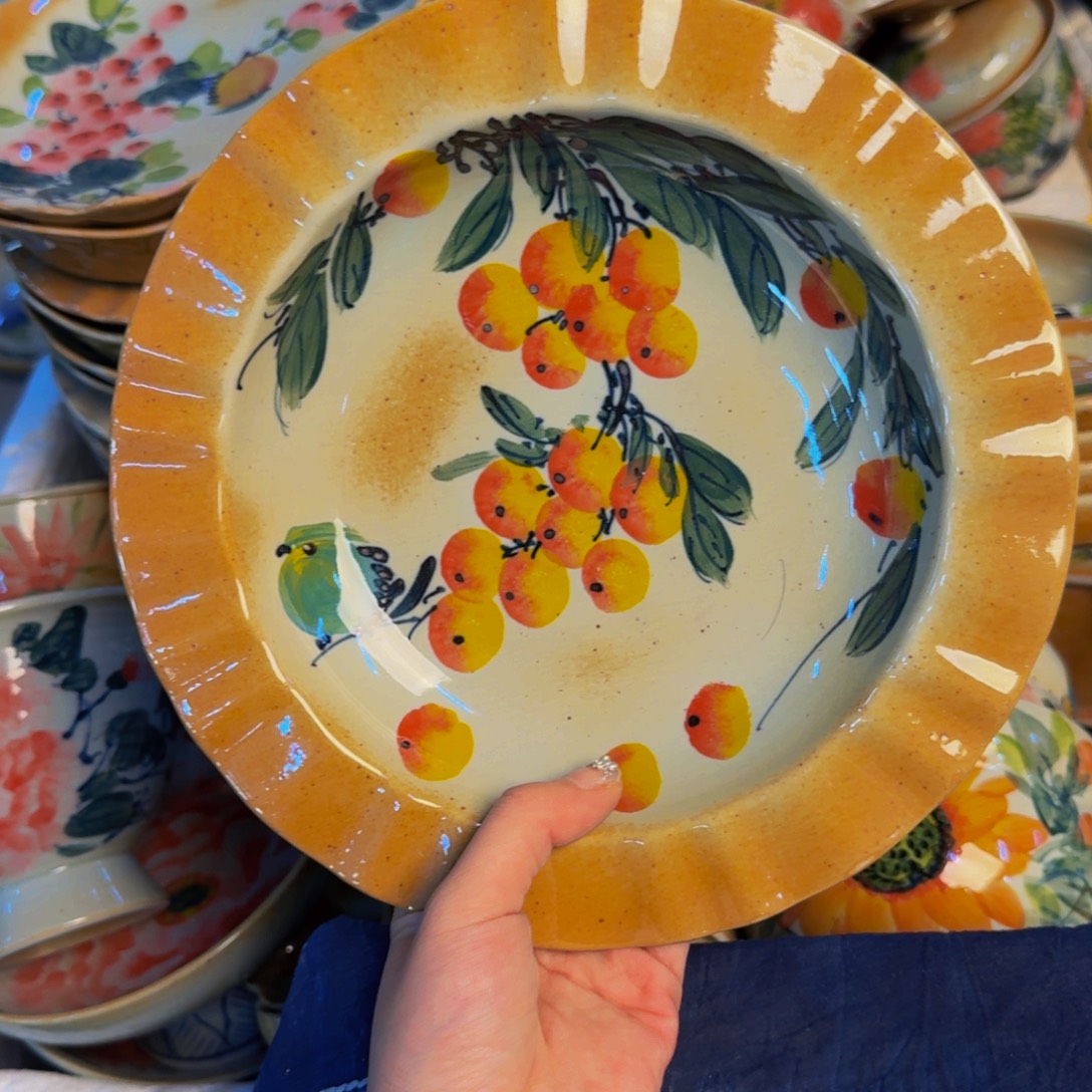 瓷片景德镇陶瓷手工手绘