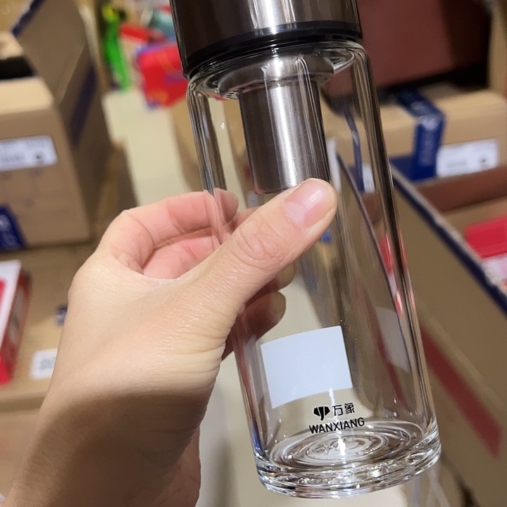万象u302J单层烫手玻璃杯380玻璃杯