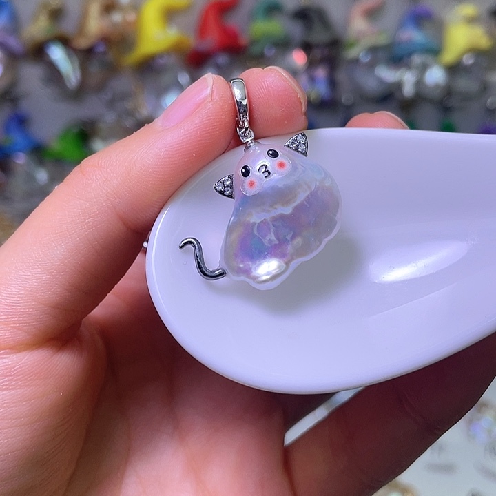 颈饰淡水珍珠合金22