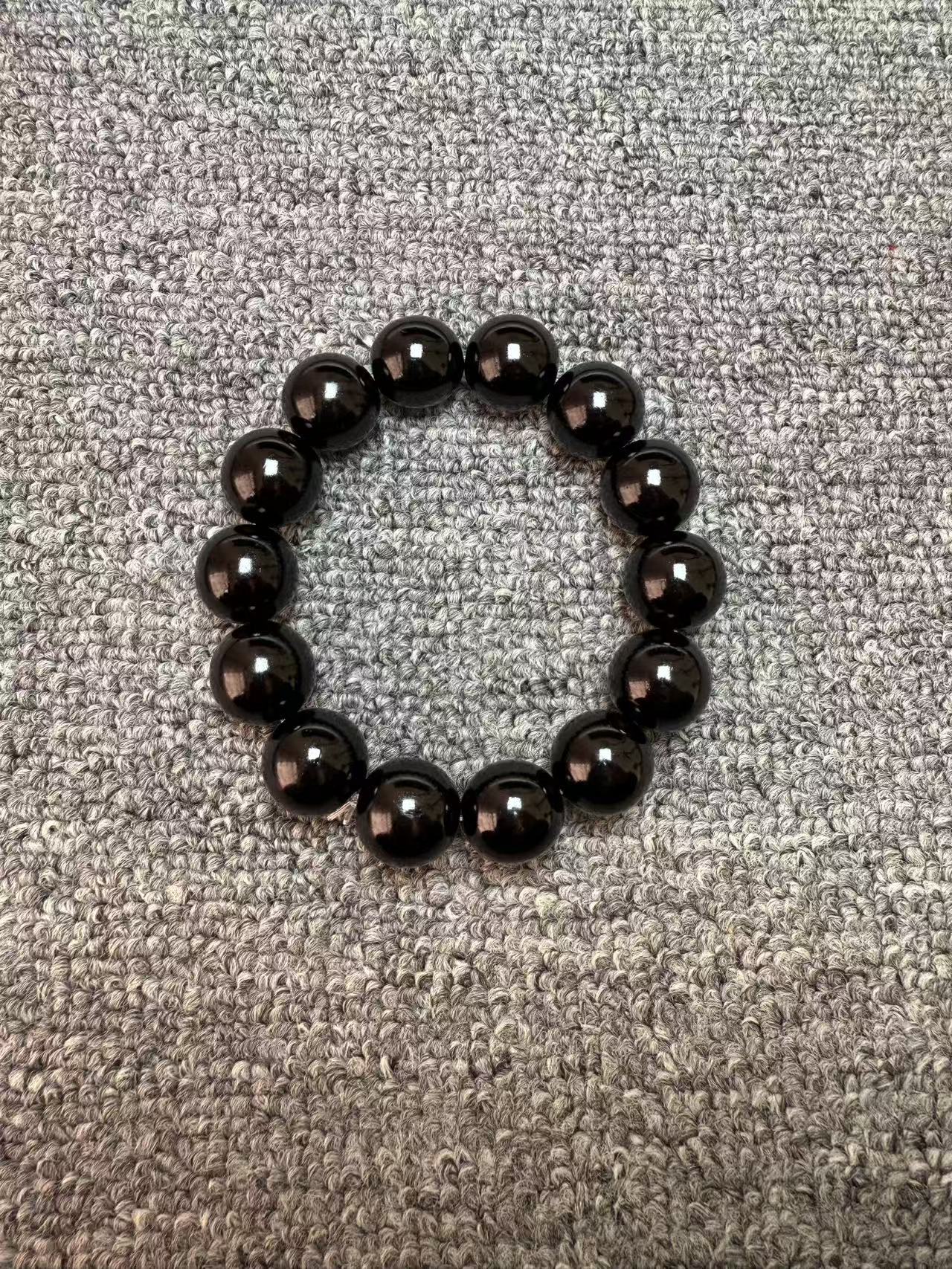 手链 黑驴蹄珠 1.6